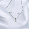 Silvara Sterling Silver Infinity Pendant and Earrings Set with Gemstones